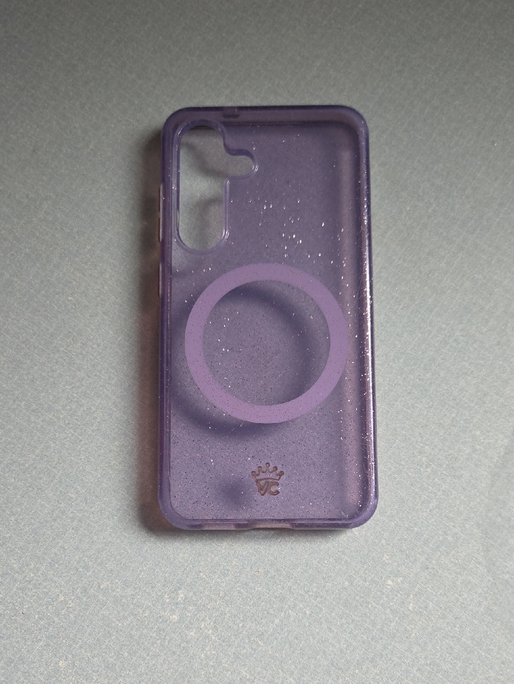 Velvet Caviar Purple Glitter Phone Case with Ring Samsung S25
